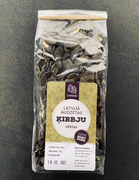 Ķirbju sēklas, 250 g
